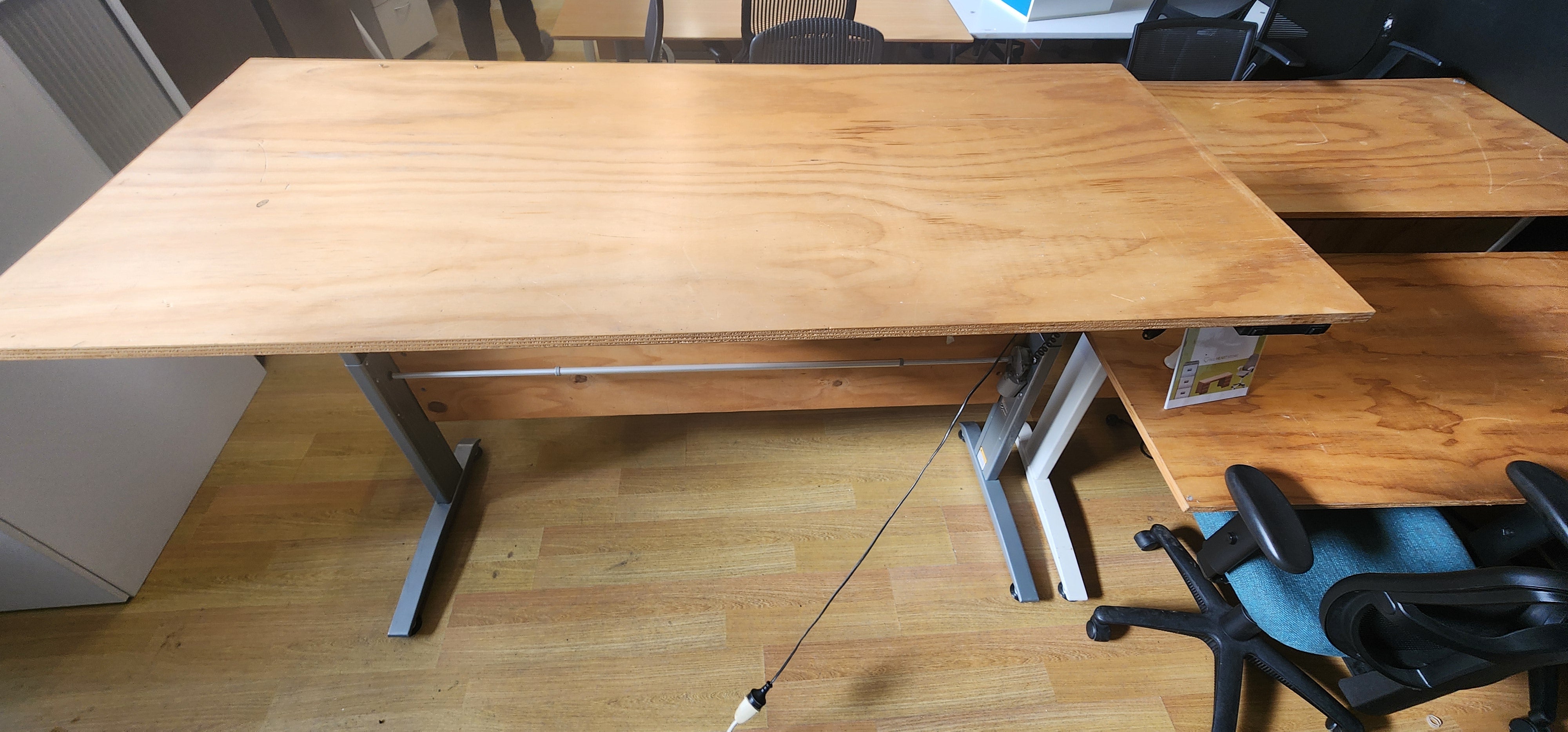 Electric Desk-Wooden Top